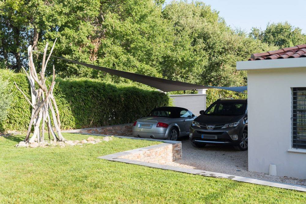 voile abri voiture