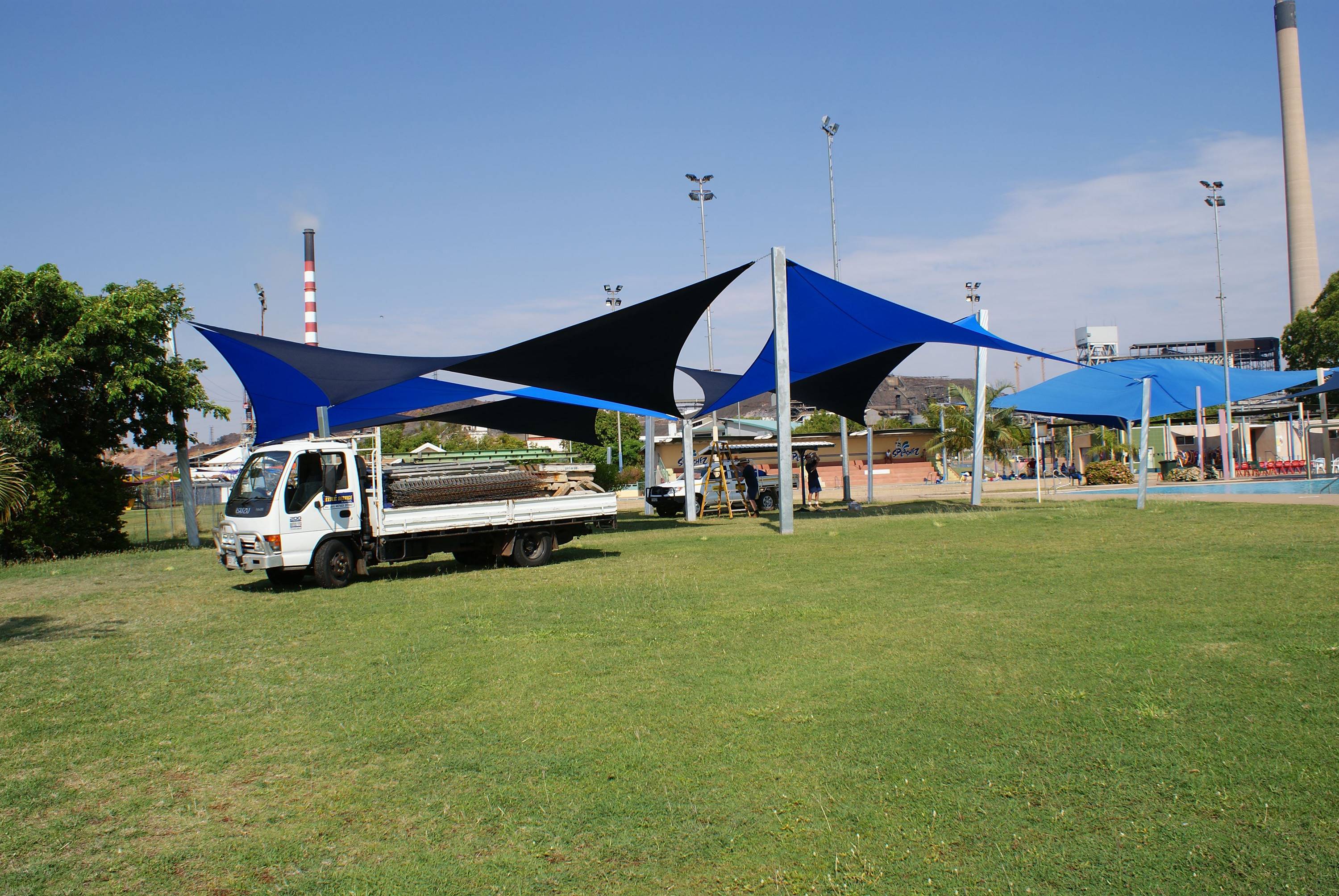 toile d'ombrage en France