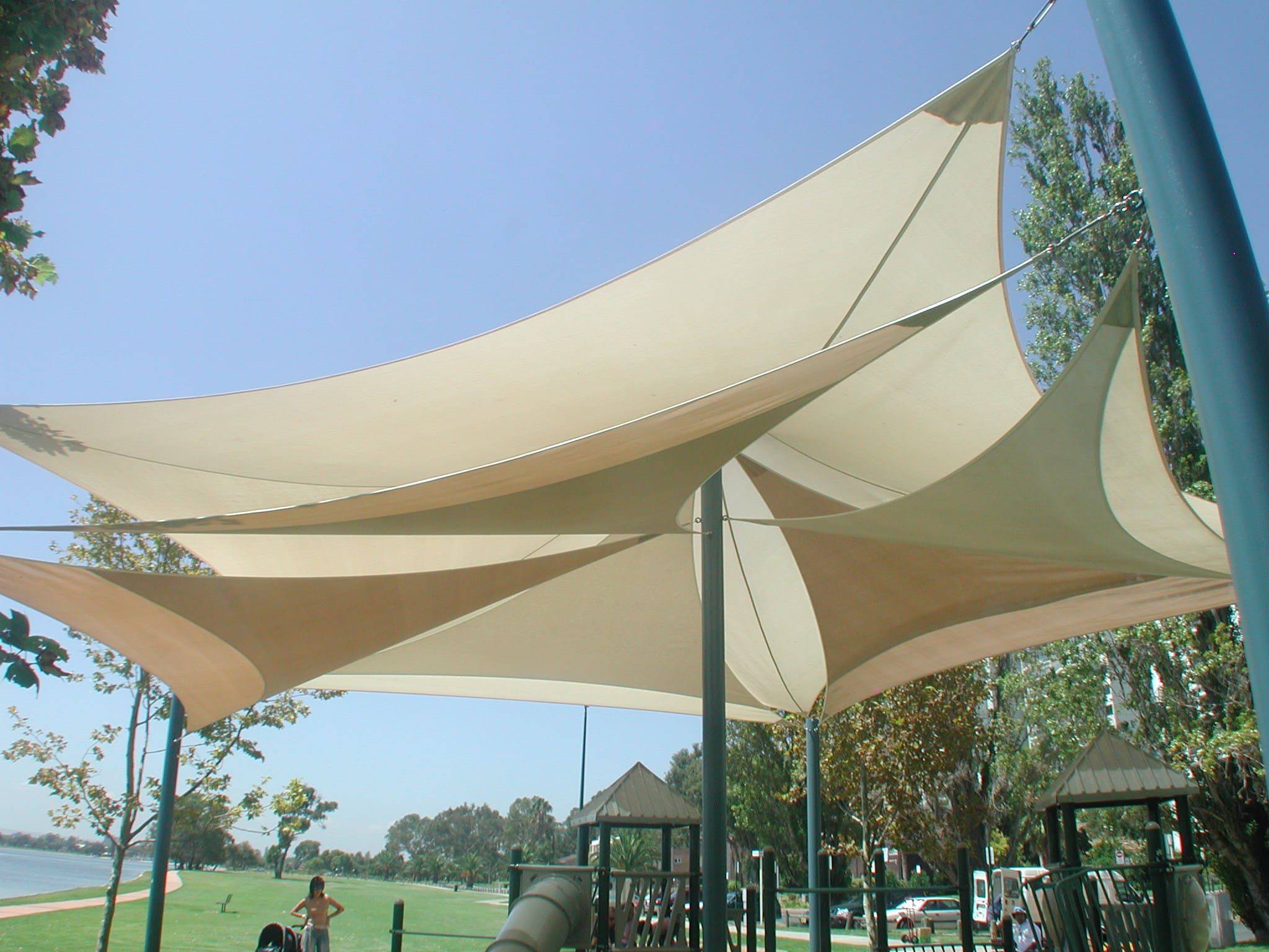 voile d'ombrage pour jardin