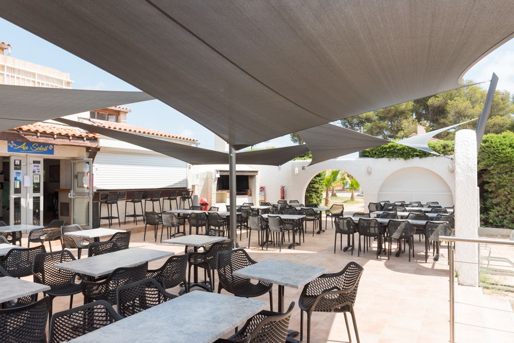 toile d'ombrage extérieur