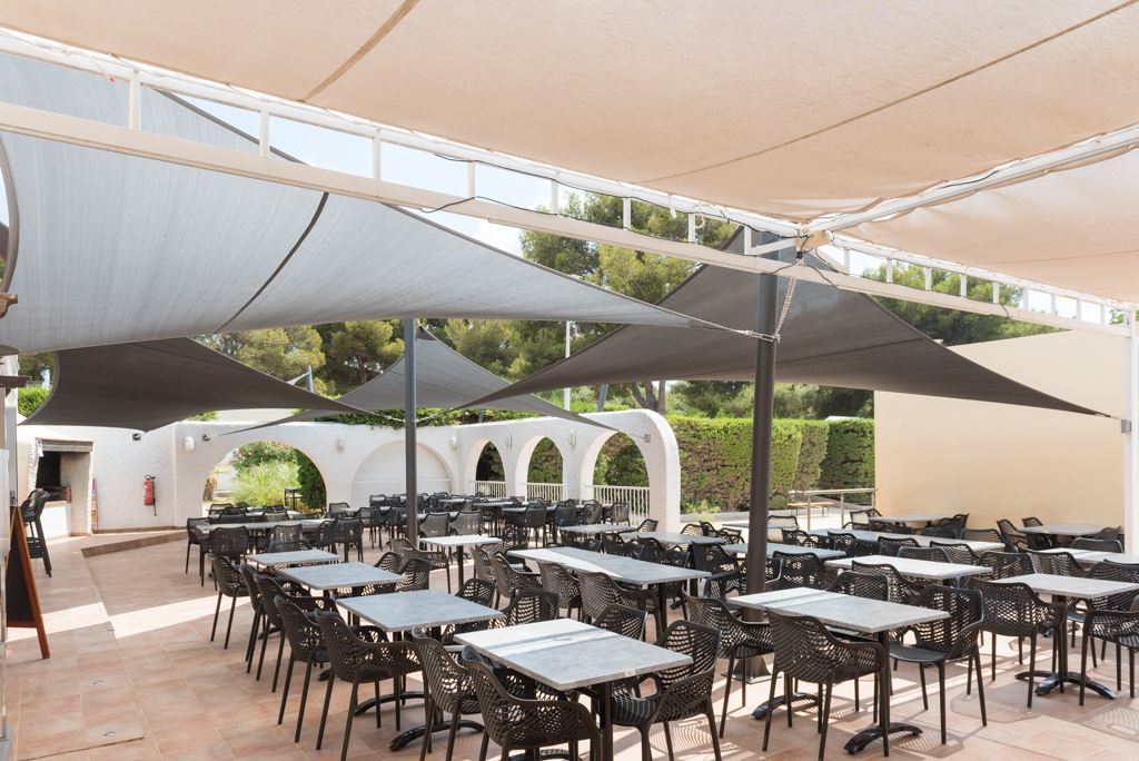 toile d'ombrage extérieur