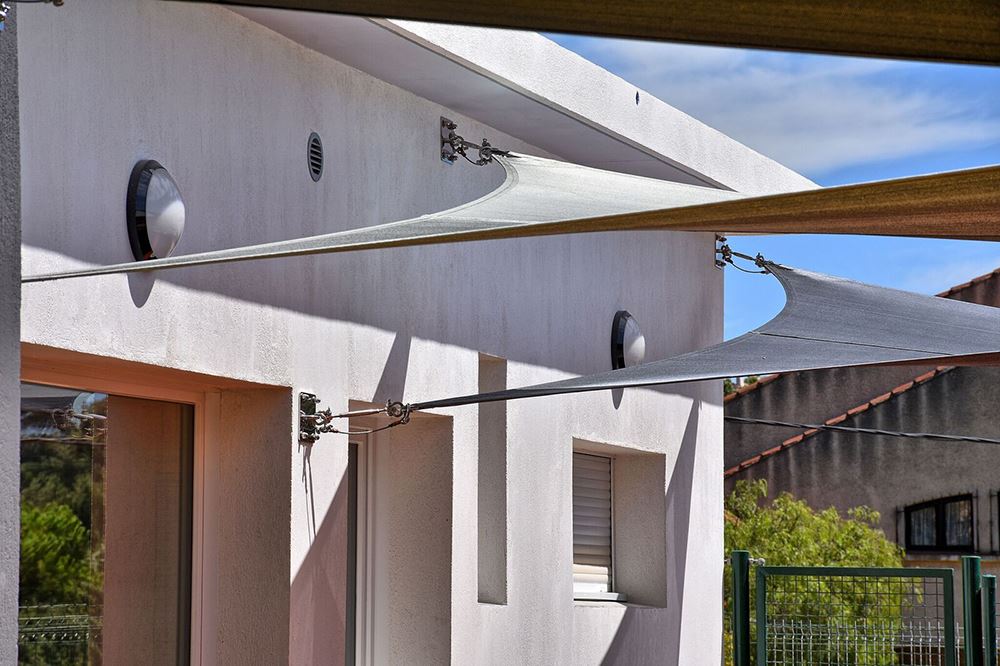 voile d'ombrage pour veranda