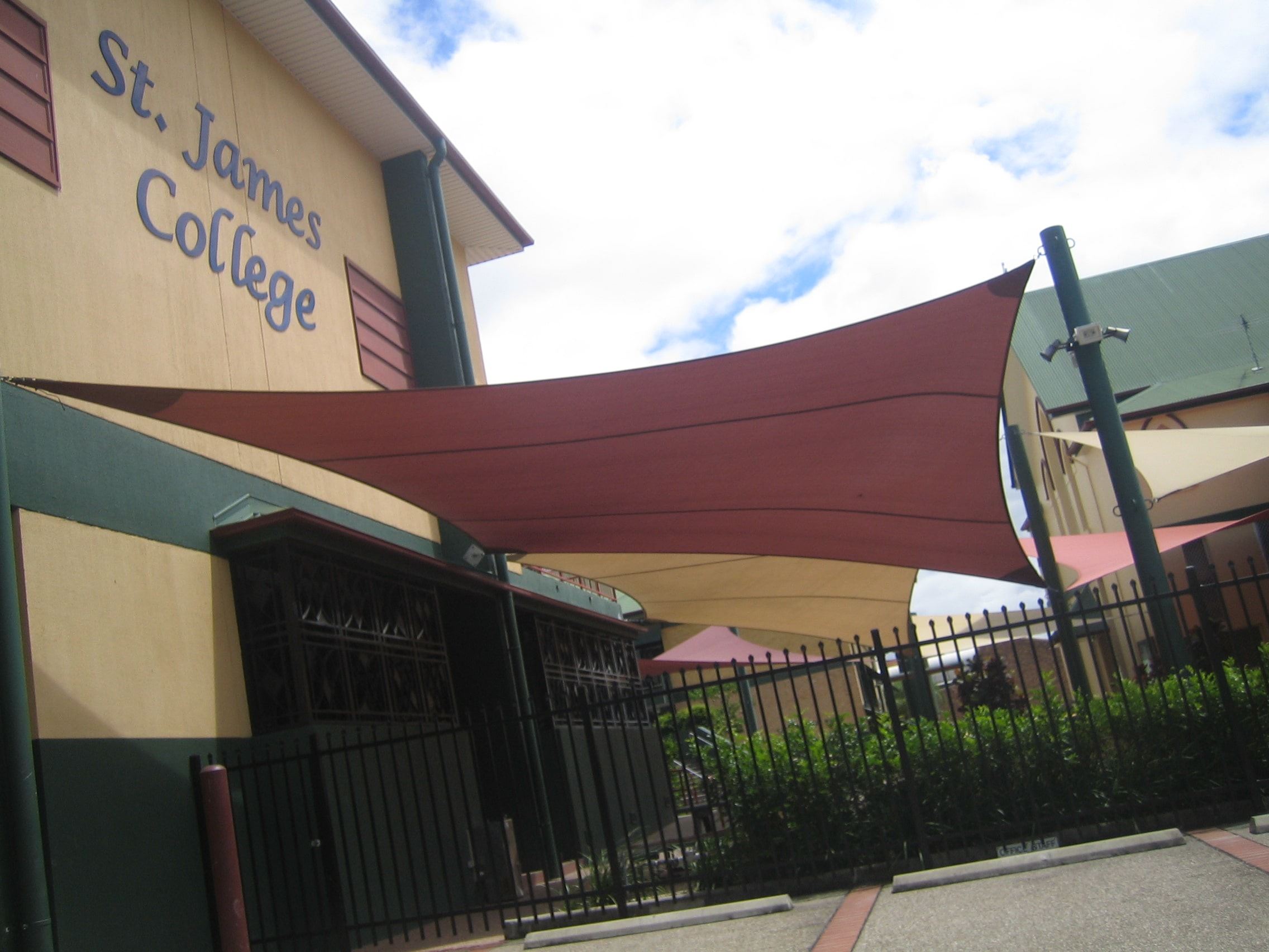 toile d'ombrage extérieur