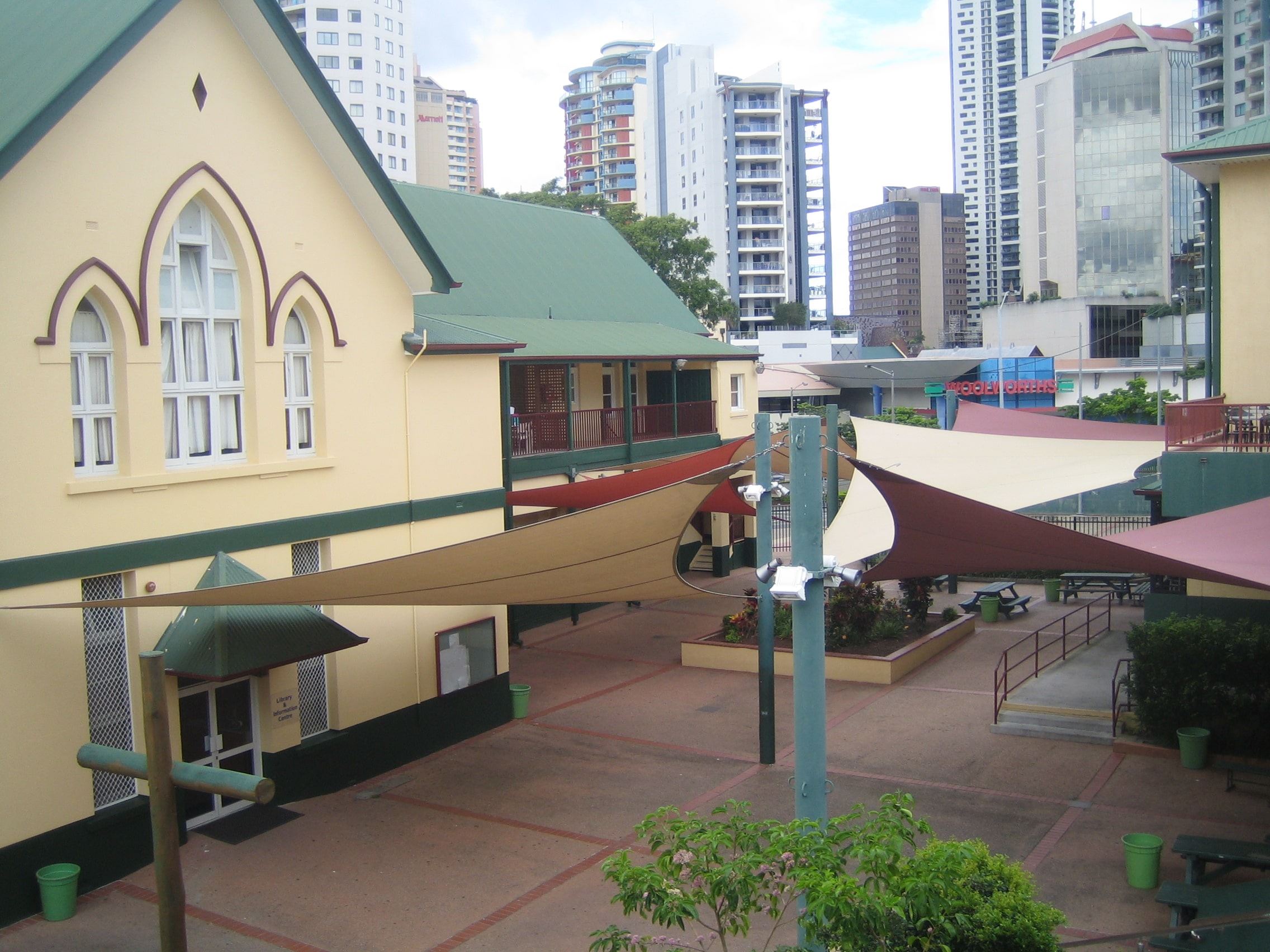 toile d'ombrage extérieur