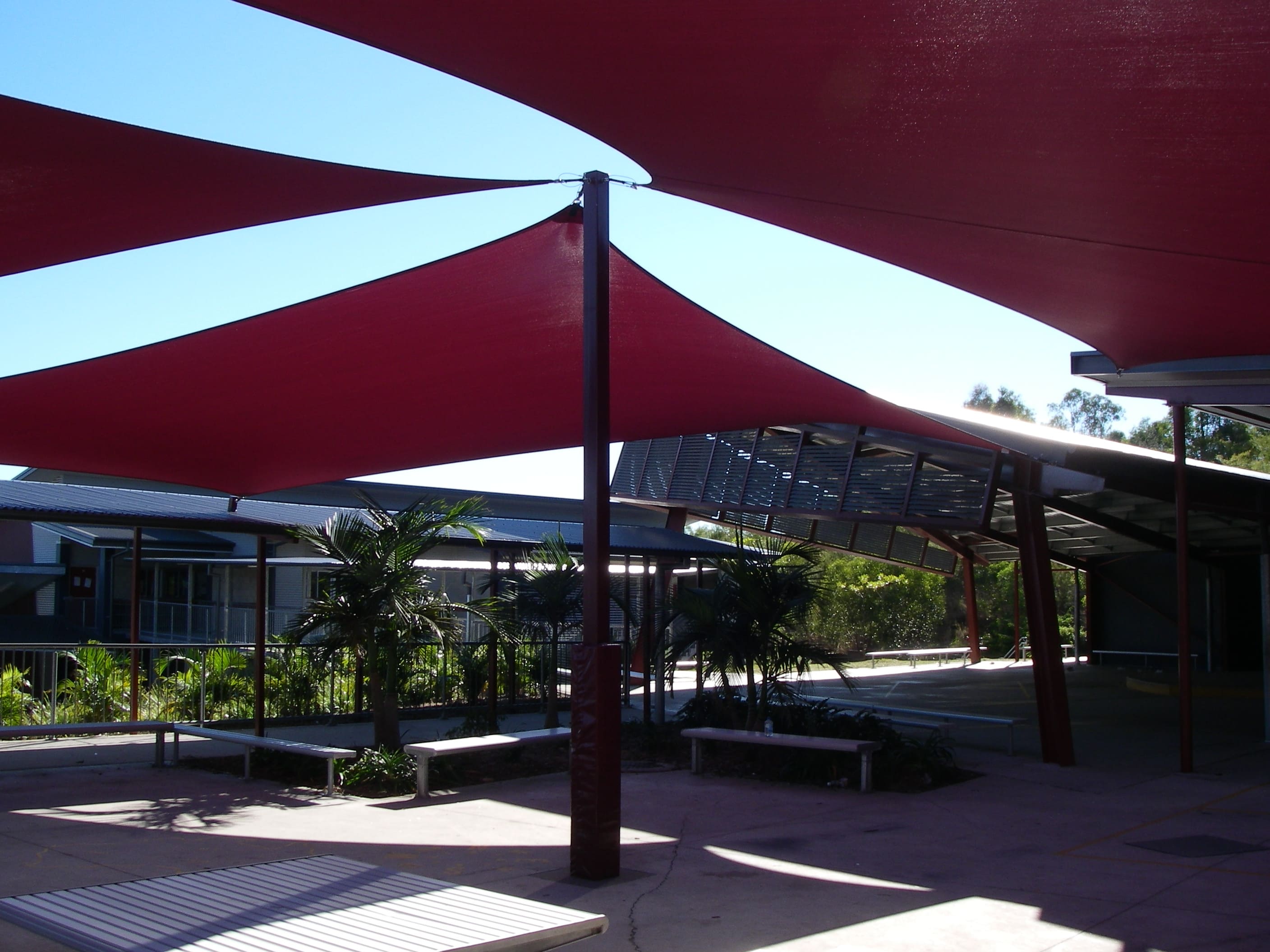 toile d'ombrage sur mesure