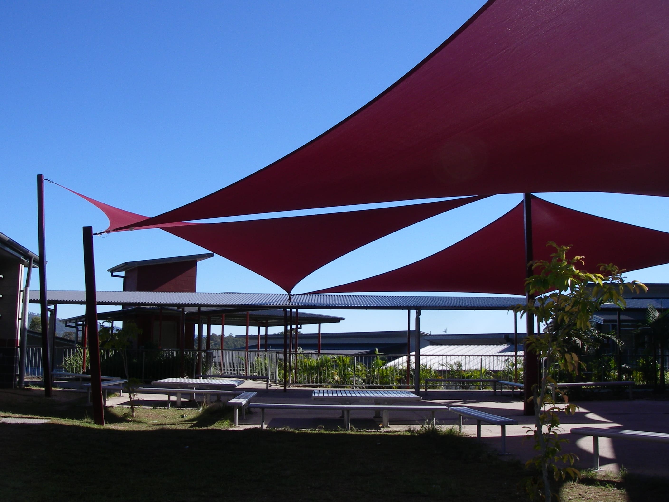 toile d'ombrage sur mesure