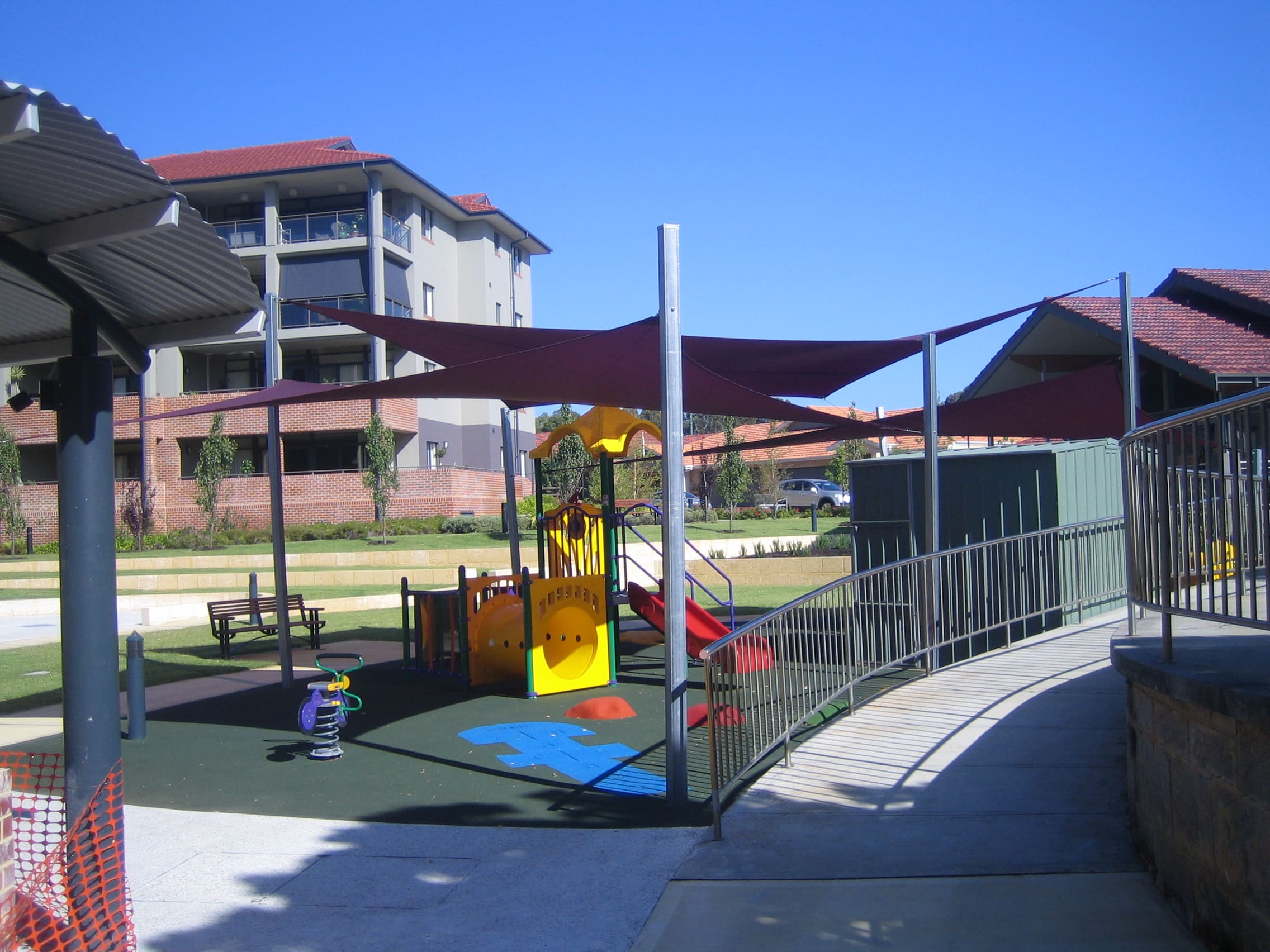 toile d'ombrage sur mesure