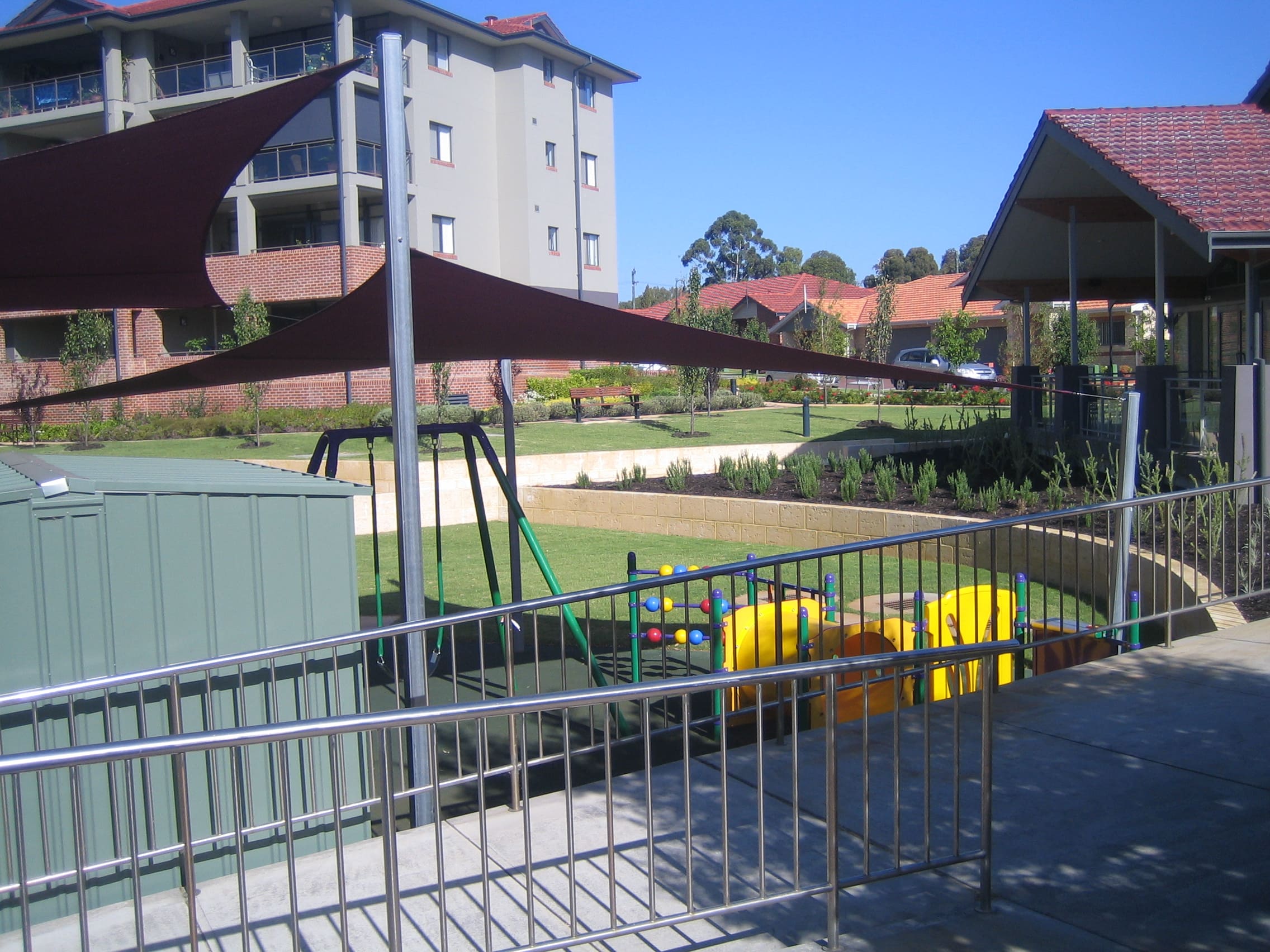 toile d'ombrage sur mesure