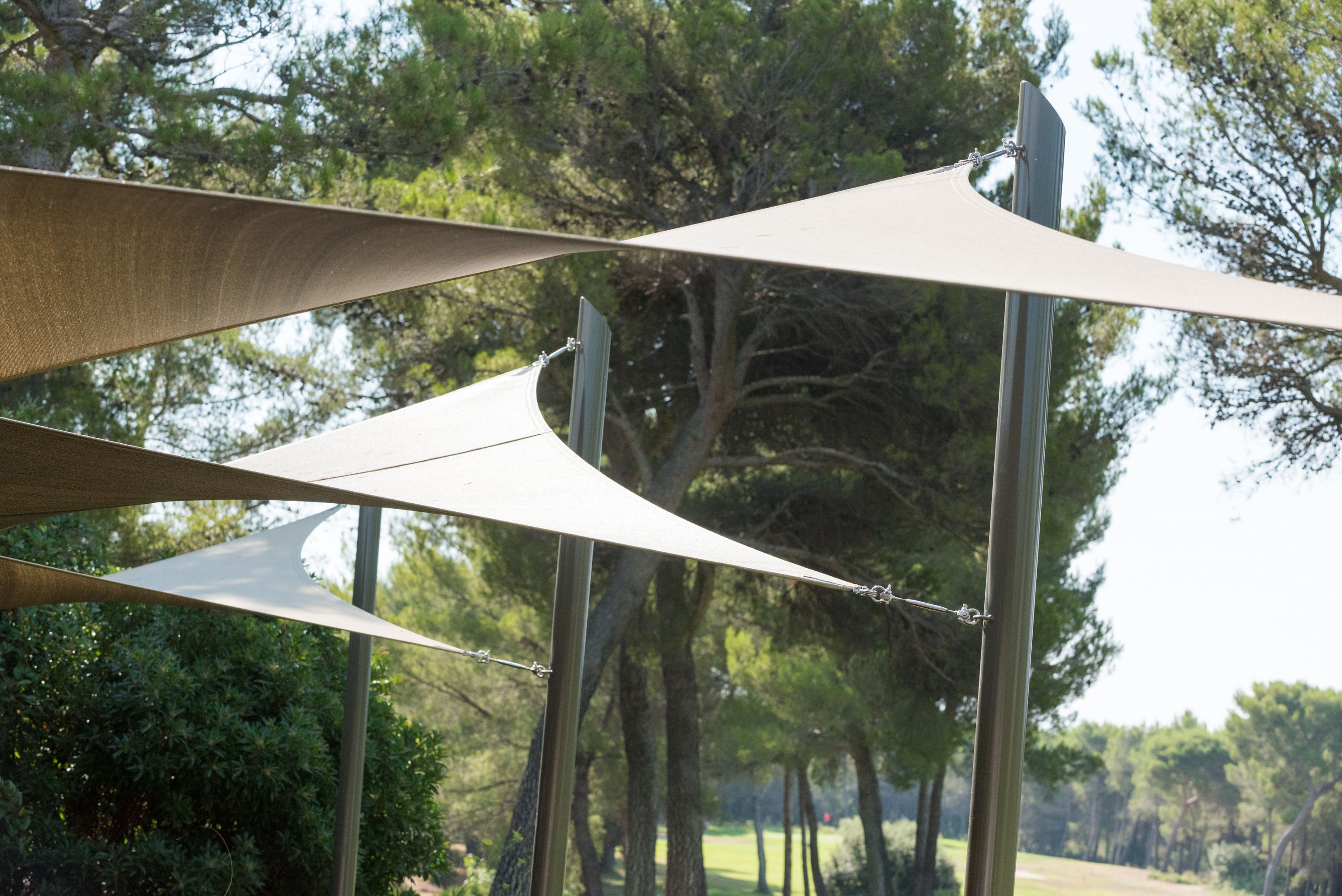 voile d'ombrage pour hotel