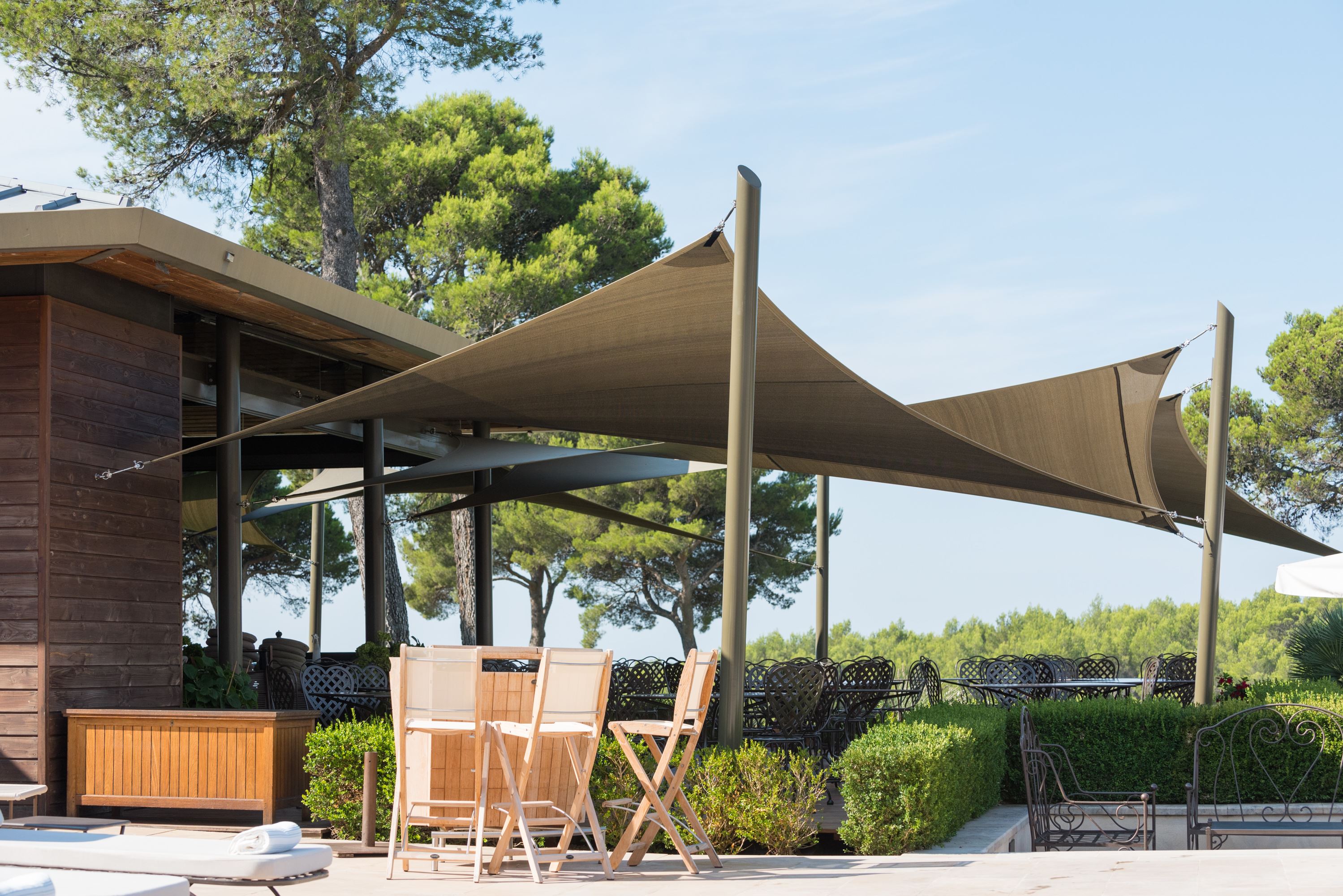 voile d'ombrage pour hotel