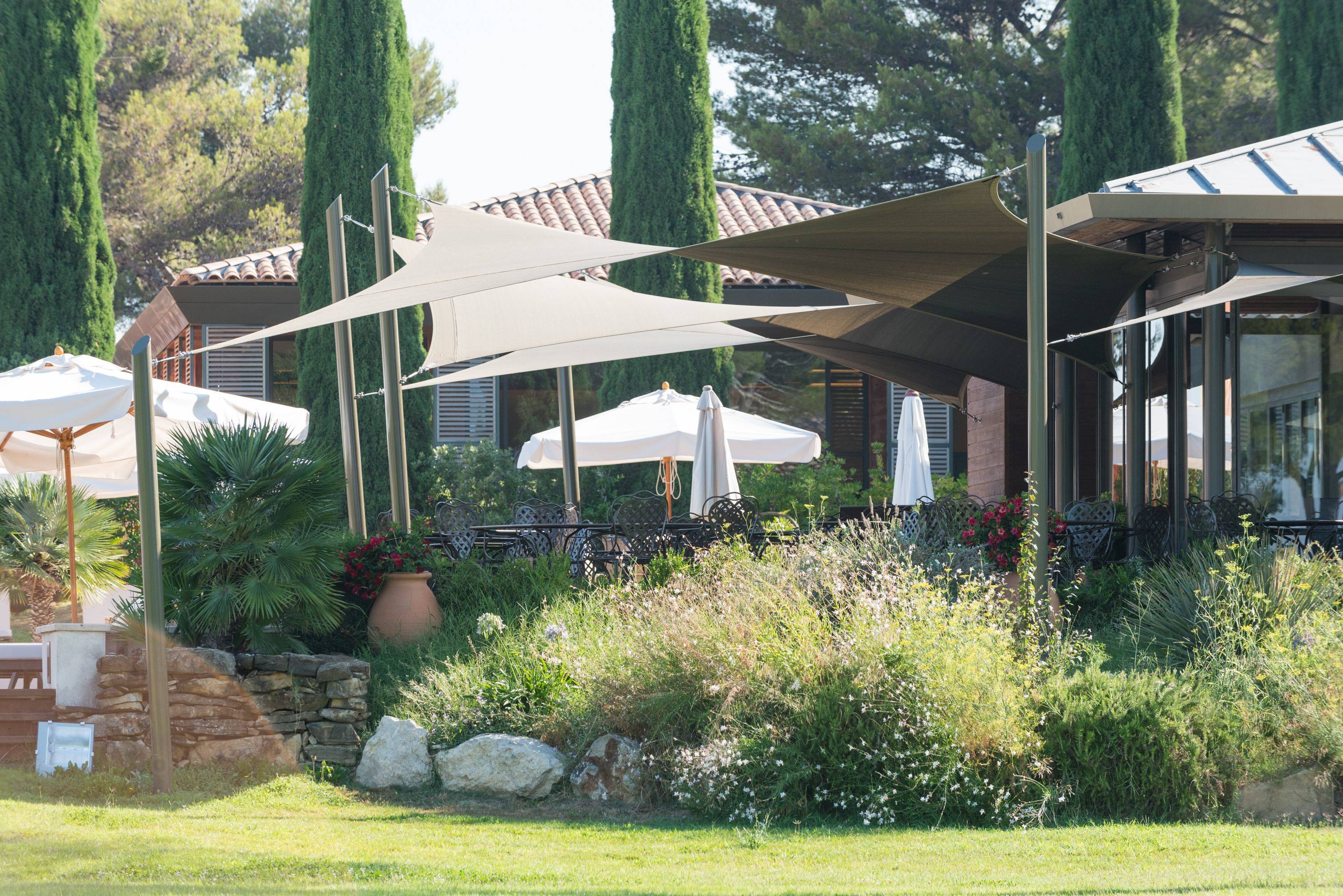 voile d'ombrage pour hotel