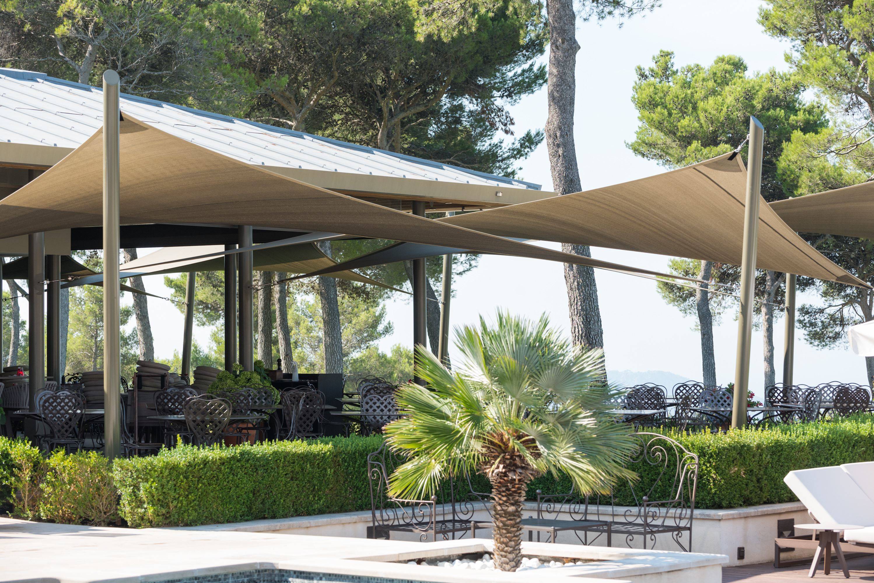 voile d'ombrage pour hotel