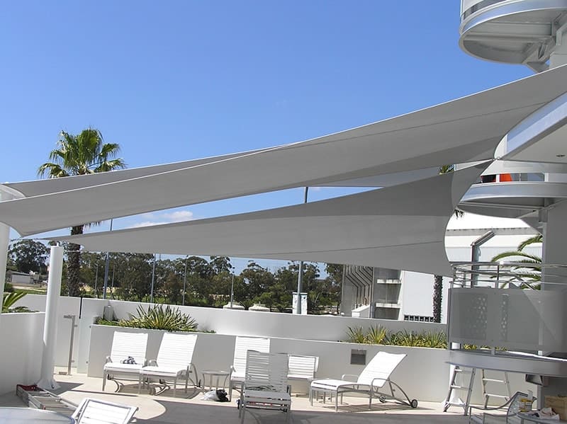 voile d'ombrage sur mesure