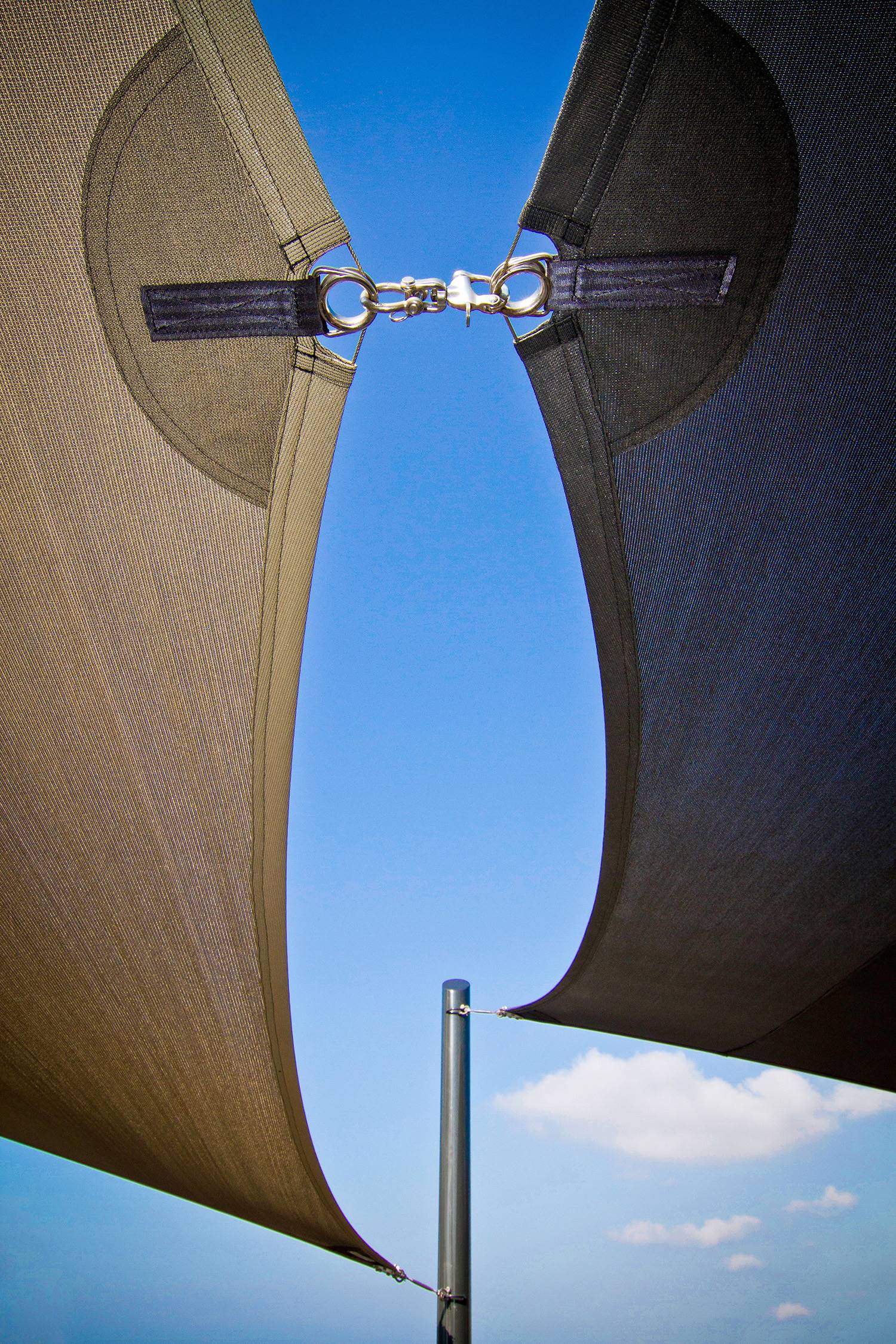 toile d'ombrage sur mesure