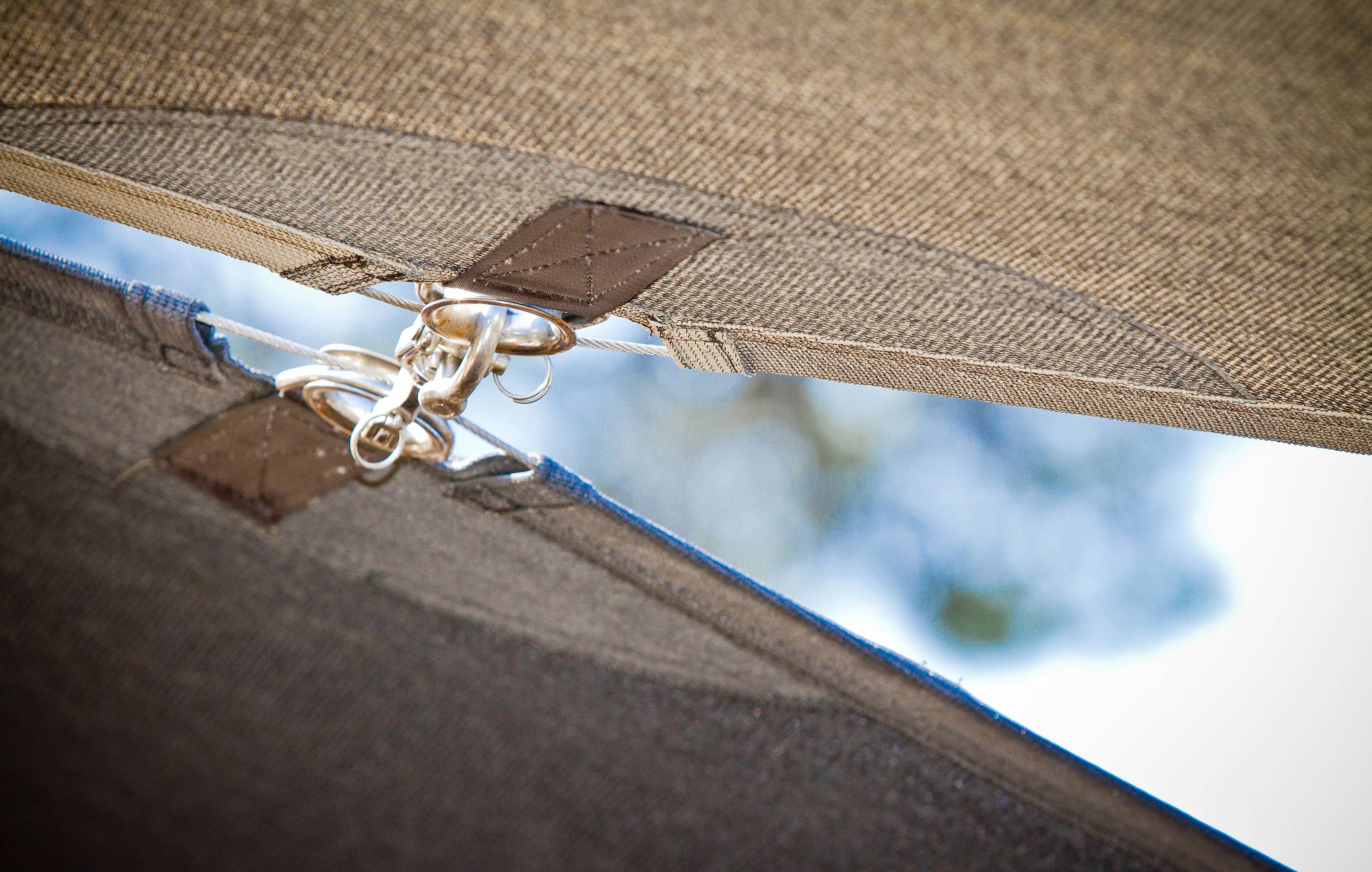 toile d'ombrage sur mesure