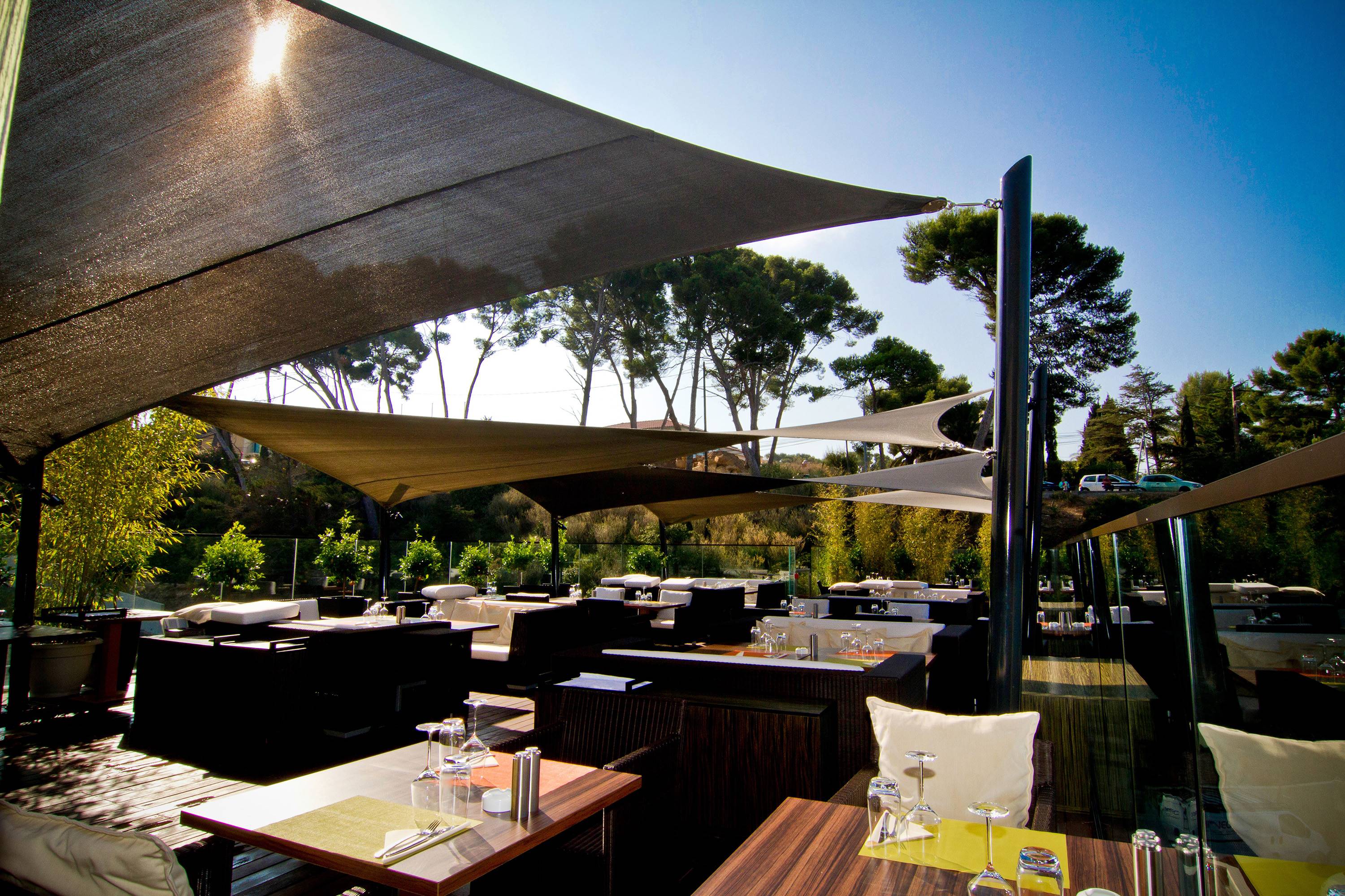 toile d'ombrage sur mesure