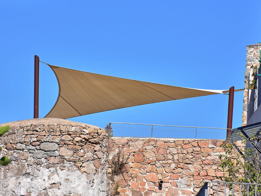 toile d'ombrage extérieur