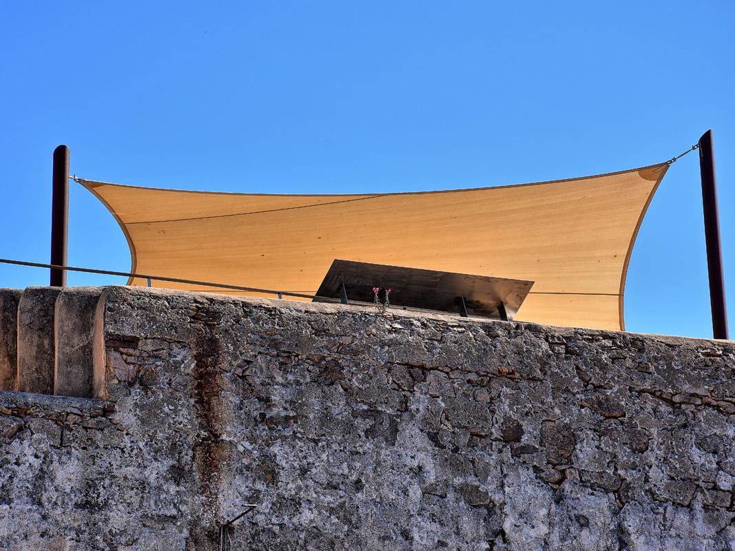 toile d'ombrage extérieur