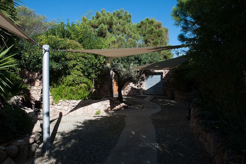 toile d'ombrage pour restaurant