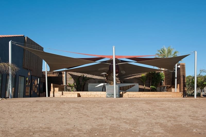 toile d'ombrage sur mesure