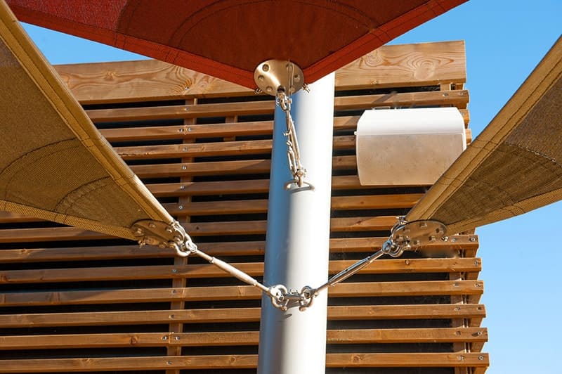 toile d'ombrage sur mesure