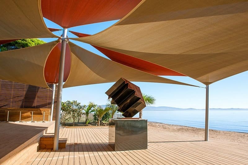 toile d'ombrage sur mesure