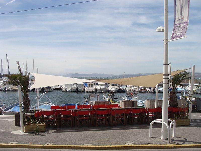 voile pour restaurant