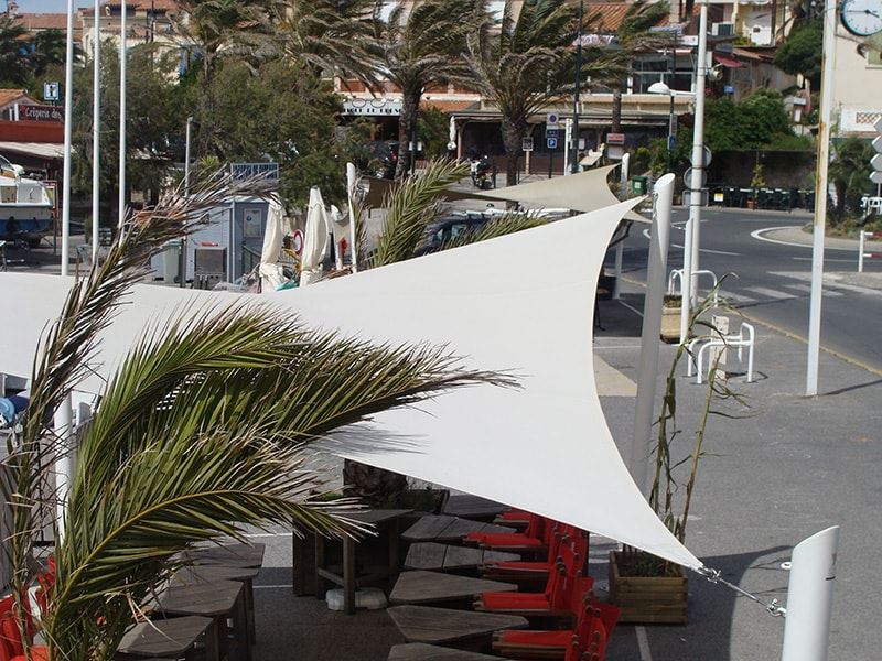 voile pour restaurant
