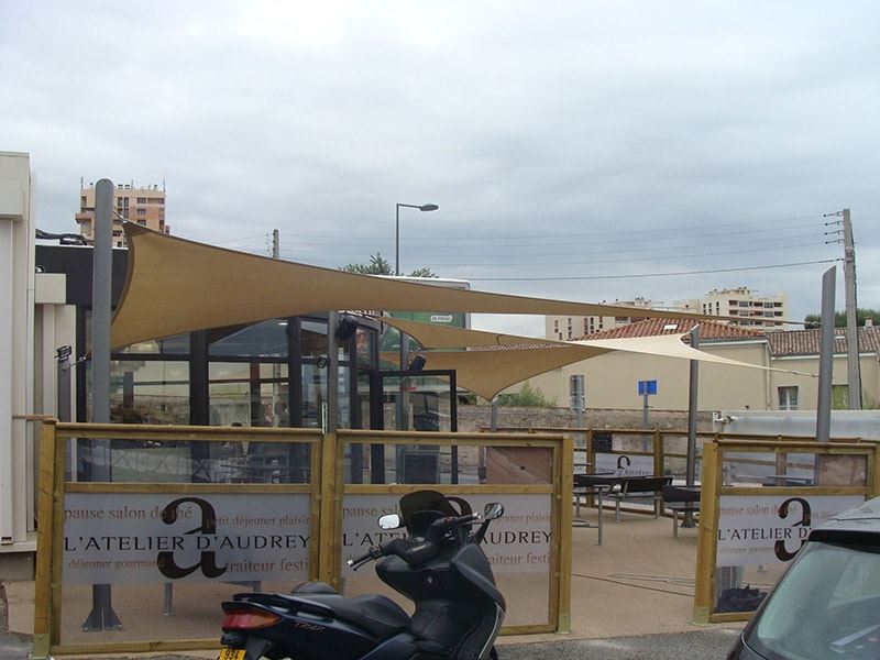 voile d'ombrage terrasse