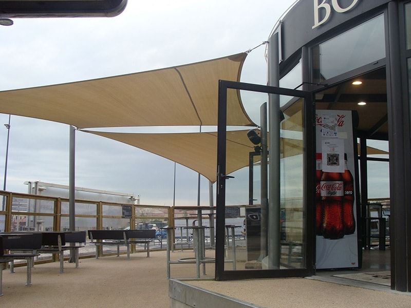 voile d'ombrage terrasse