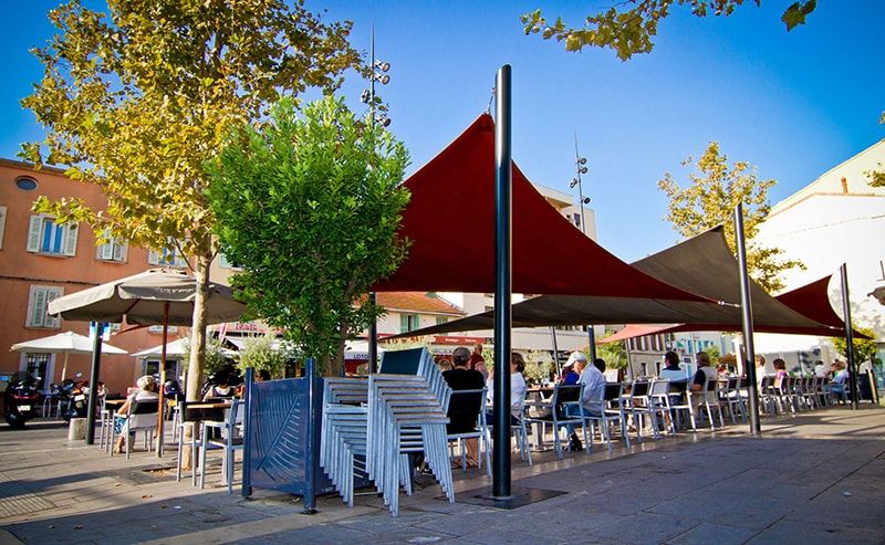 toile d'ombrage pour terrasse