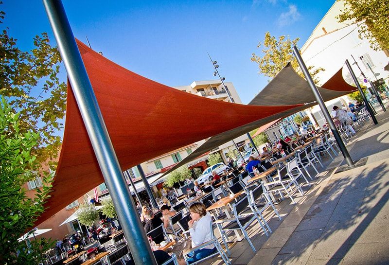 toile d'ombrage pour terrasse