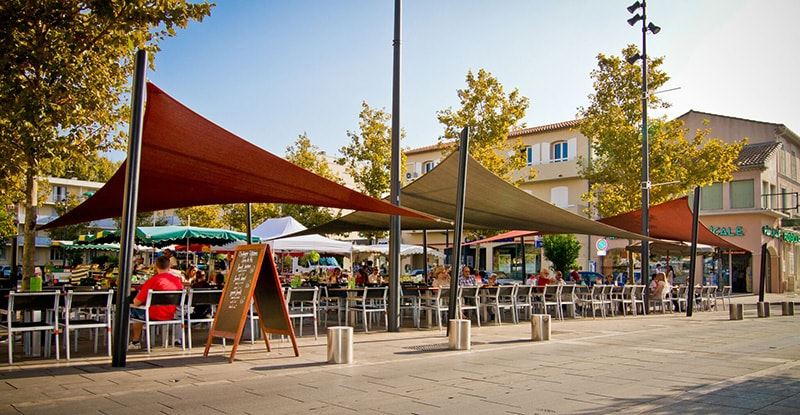 toile d'ombrage pour terrasse