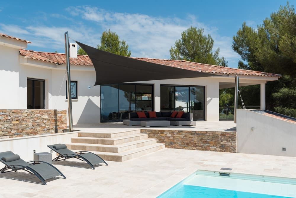 toile d'ombrage extérieur