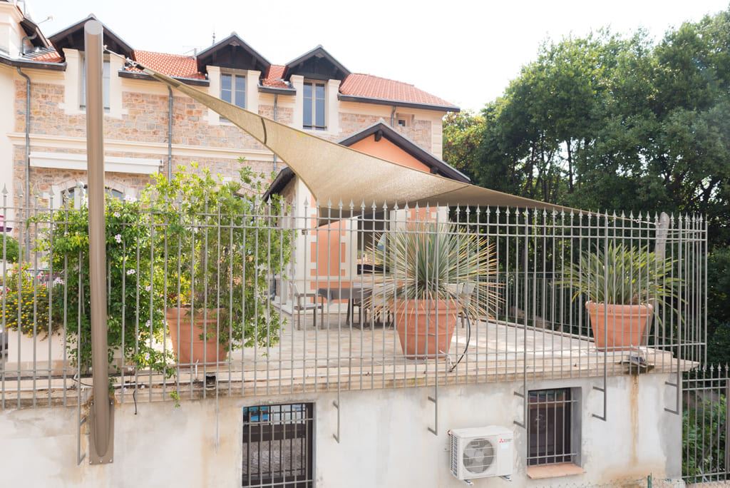 voile d'ombrage pour jardin