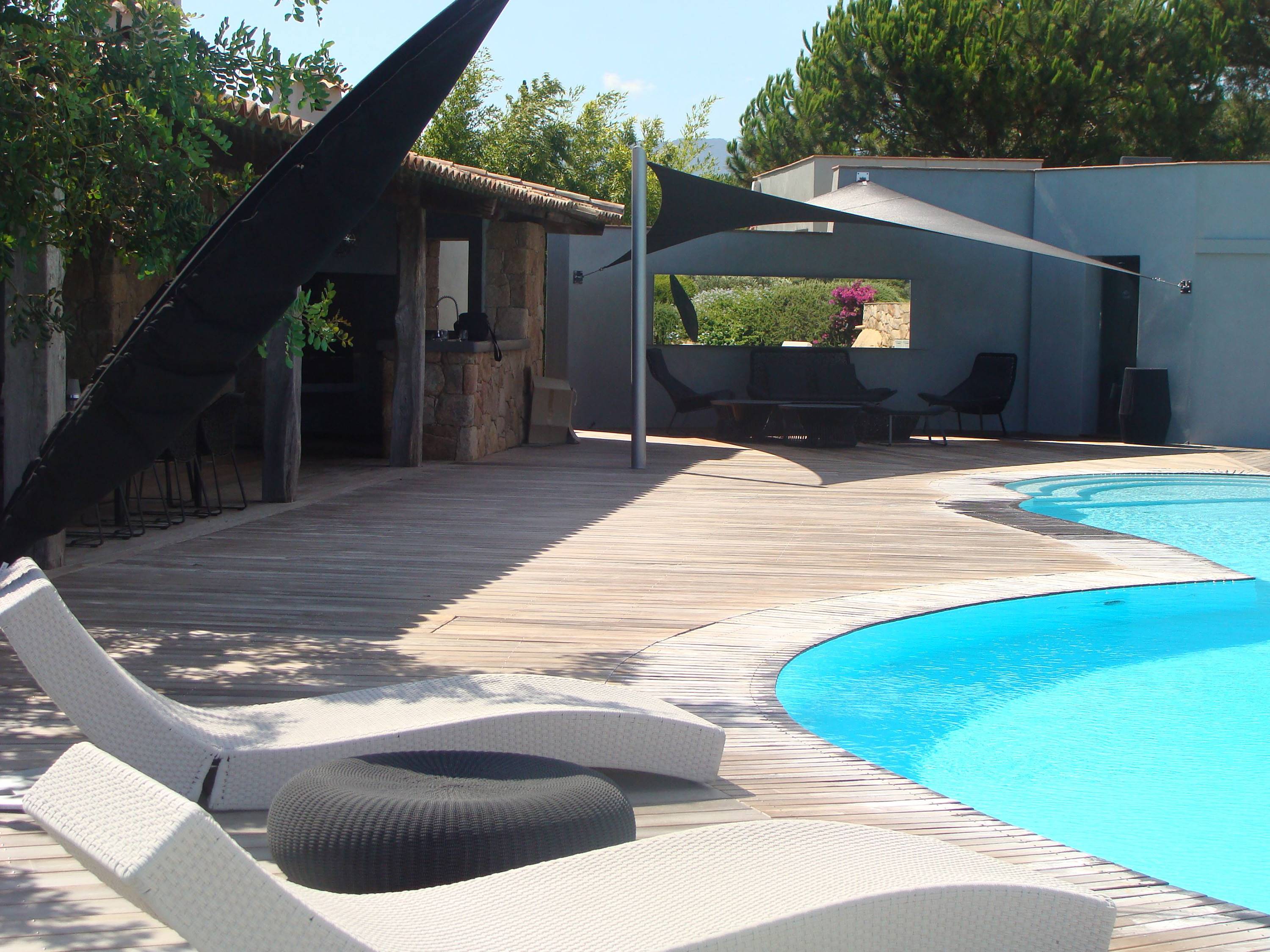 toile d'ombrage pour piscine