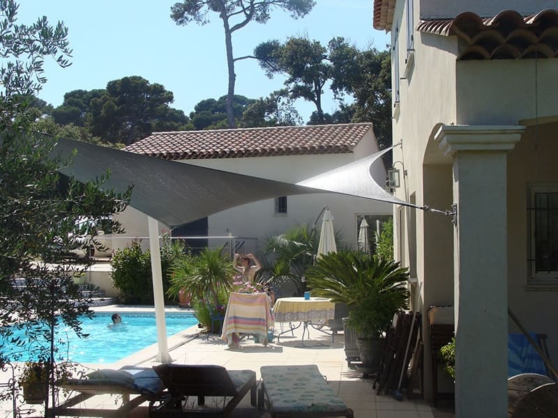 toile d'ombrage pour jardin