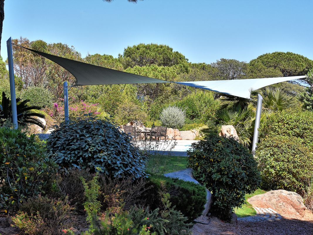 toile d'ombrage extérieur