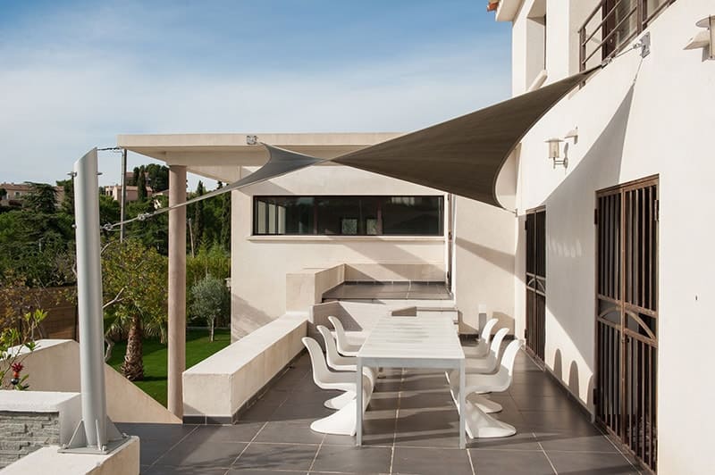 voile d'ombrage pour jardin