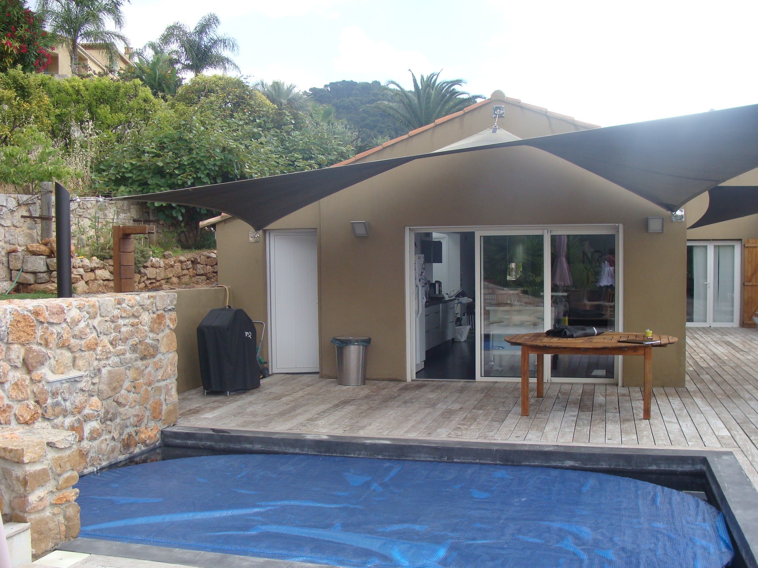 voile d'ombrage pour terrasse