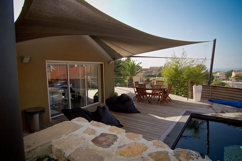 voile d'ombrage pour terrasse