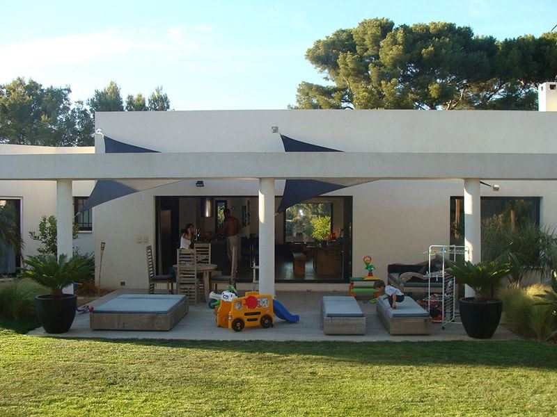 voile d'ombrage sur mesure