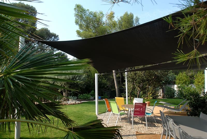 voile d'ombrage pour jardin