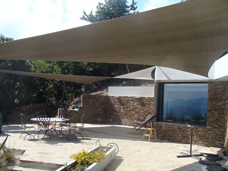voile d'ombrage pour veranda