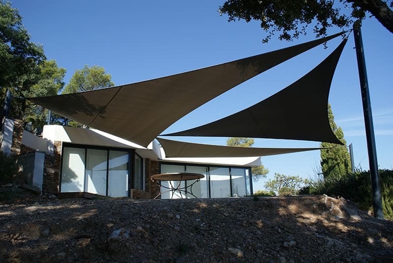 voile d'ombrage pour veranda