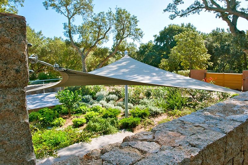 toile d'ombrage pour veranda