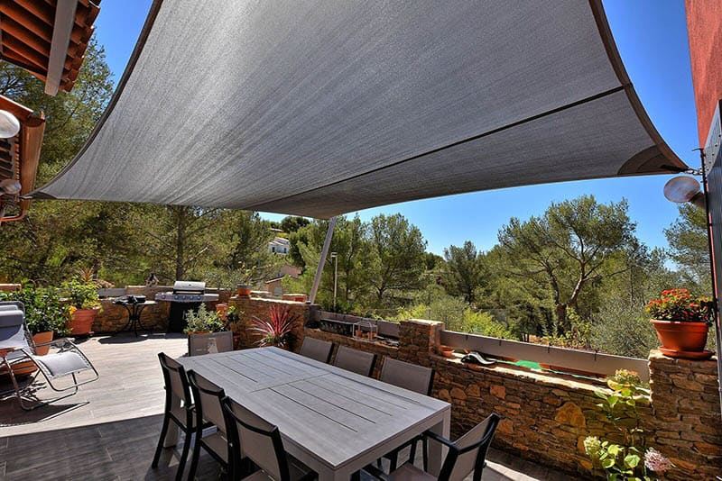 voile d'ombrage extérieur