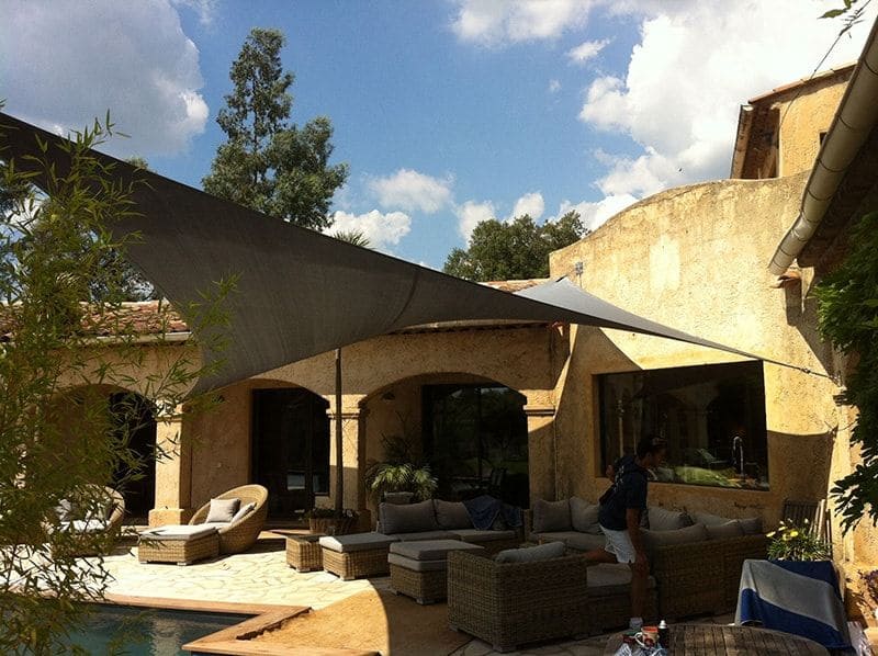 voile d'ombrage pour terrasse