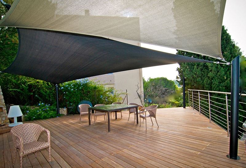voile d'ombrage pour piscine